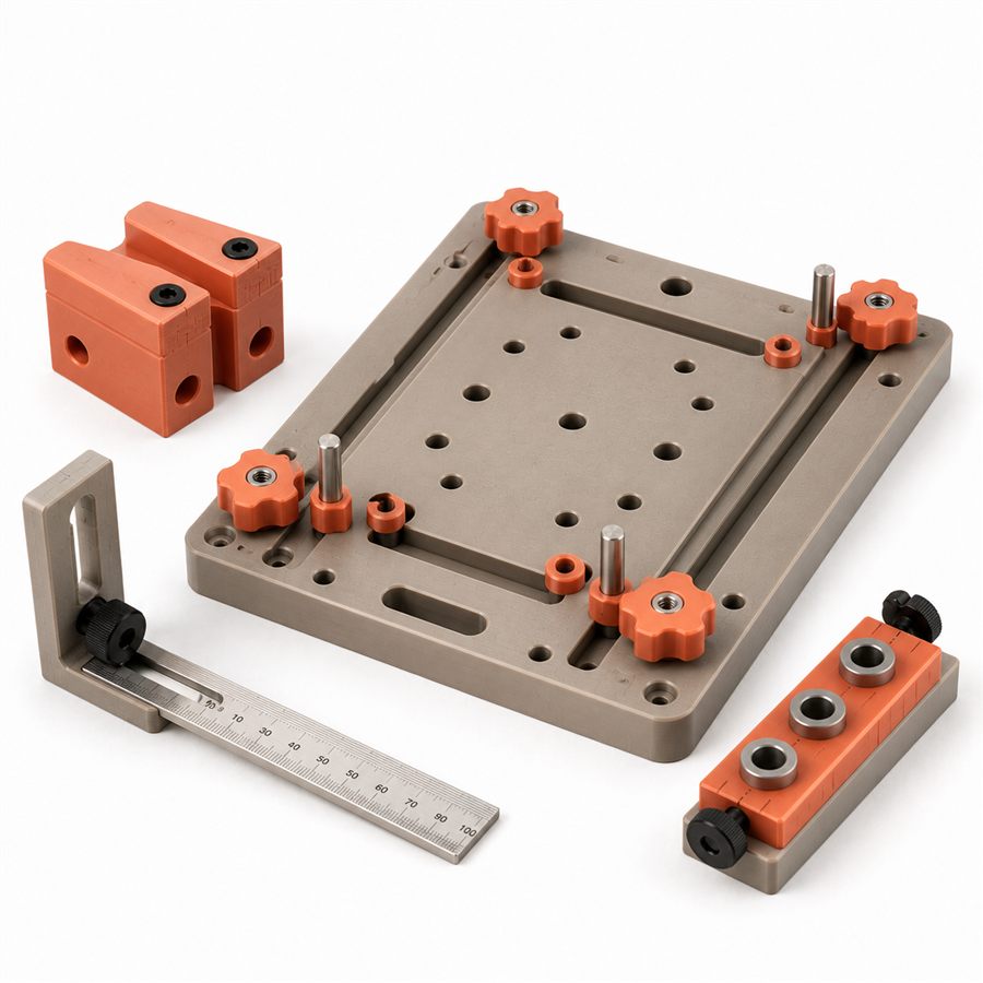 3D printed jigs and fixtures for small business and workshop use
