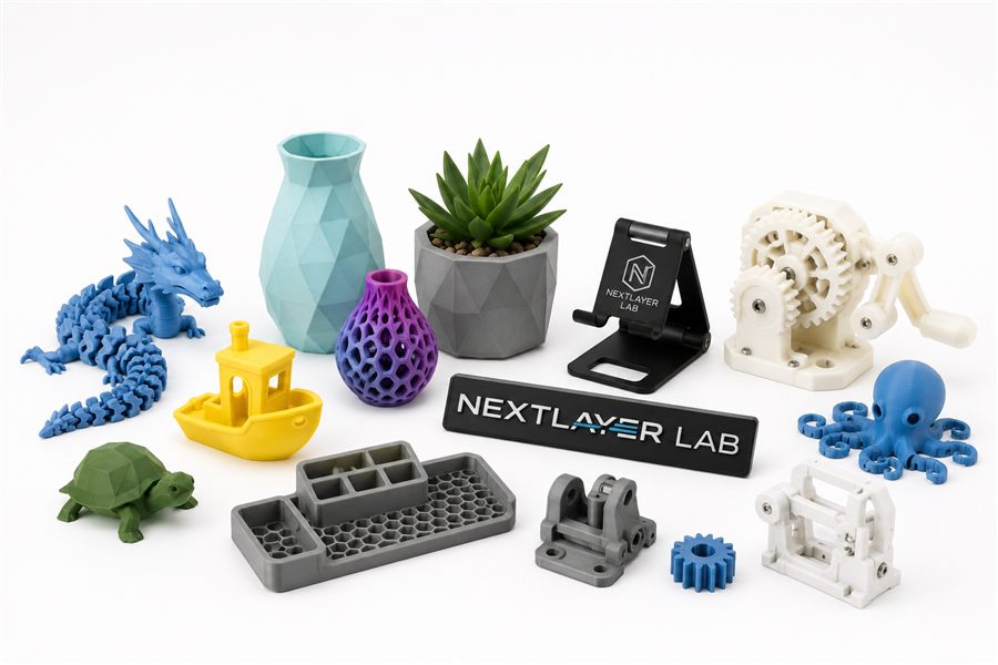 Custom 3D printing service for parts prototypes and gifts